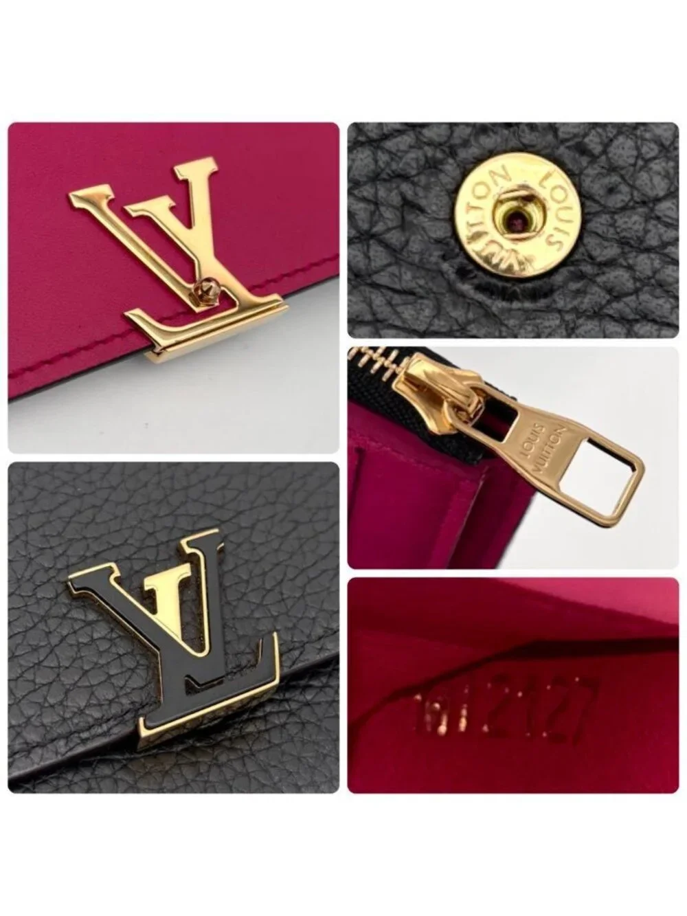 Louis Vuitton Portefeuille Capucines Compact Trifold Wallet